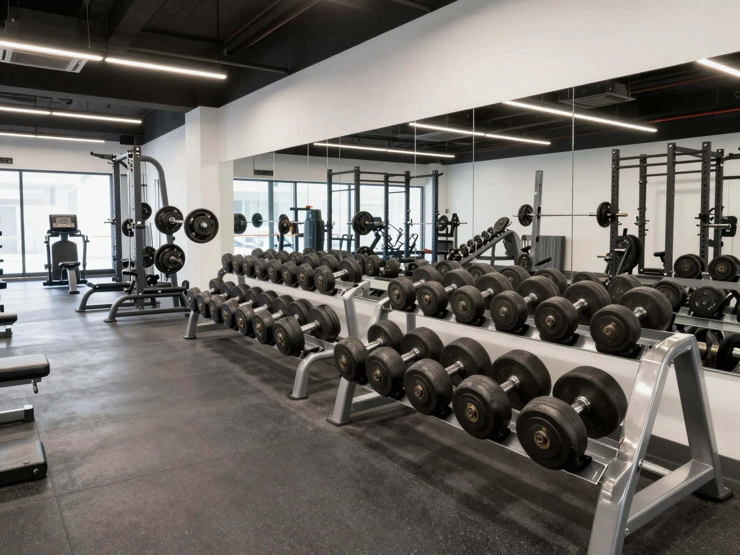 Fully Equipped Strength Training Area